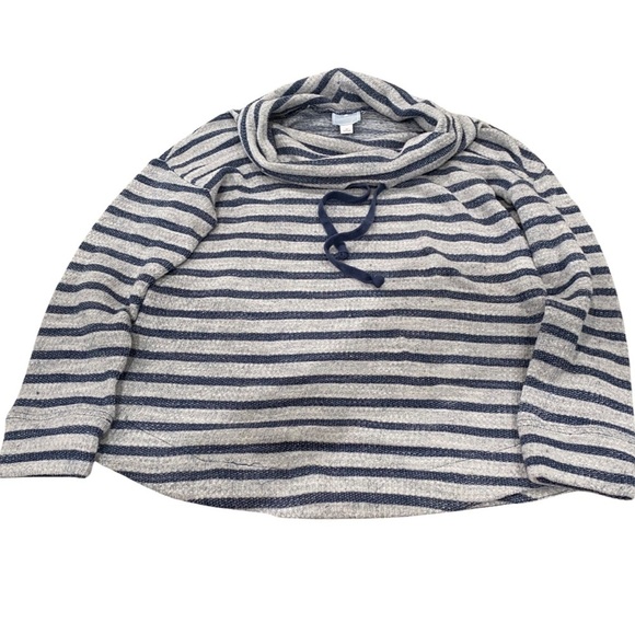 db Sundays Blue White Striped Lightweight Sweatshirt.size -M - Picture 4 of 5